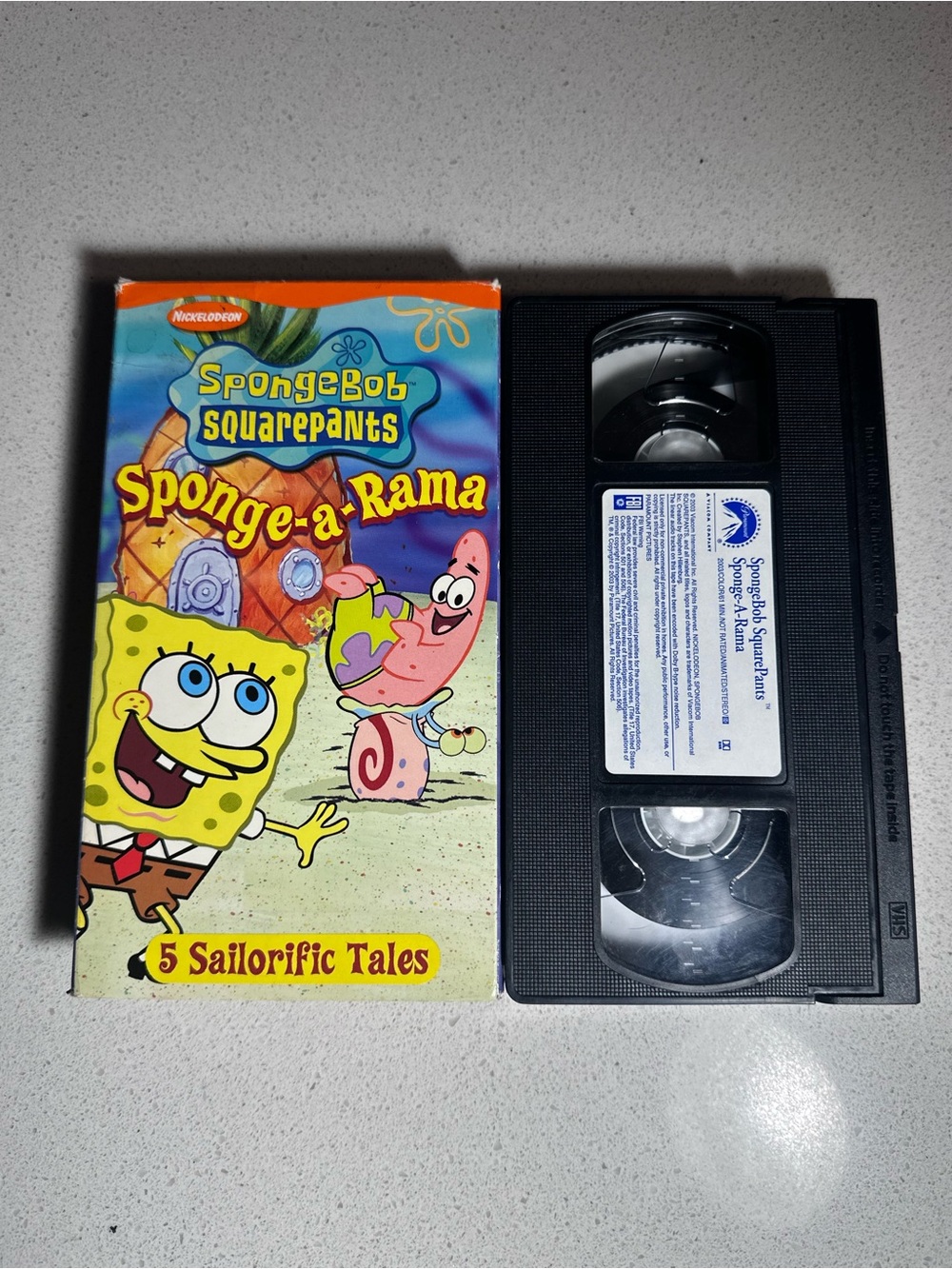 SpongeBob SquarePants Sponge-a-Rama VHS